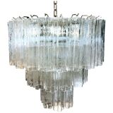 Clear “tronchi” murano glass chandelier d60-3l