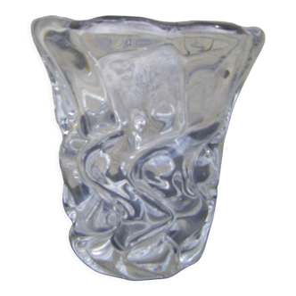 Daum crystal vase