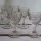 Set of 6 old shot glasses