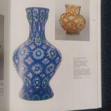 Rare Orange Murano Glass Vase by Ercole Barovier model "Rotellati", Italy