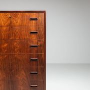 Large Scandinavian chest of drawers in rosewood Denmark 1960
