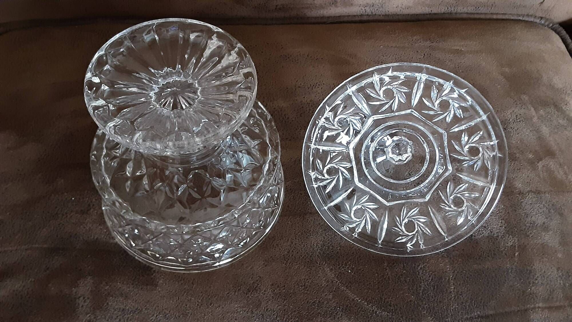 Sweet jar or glass sugar bowl