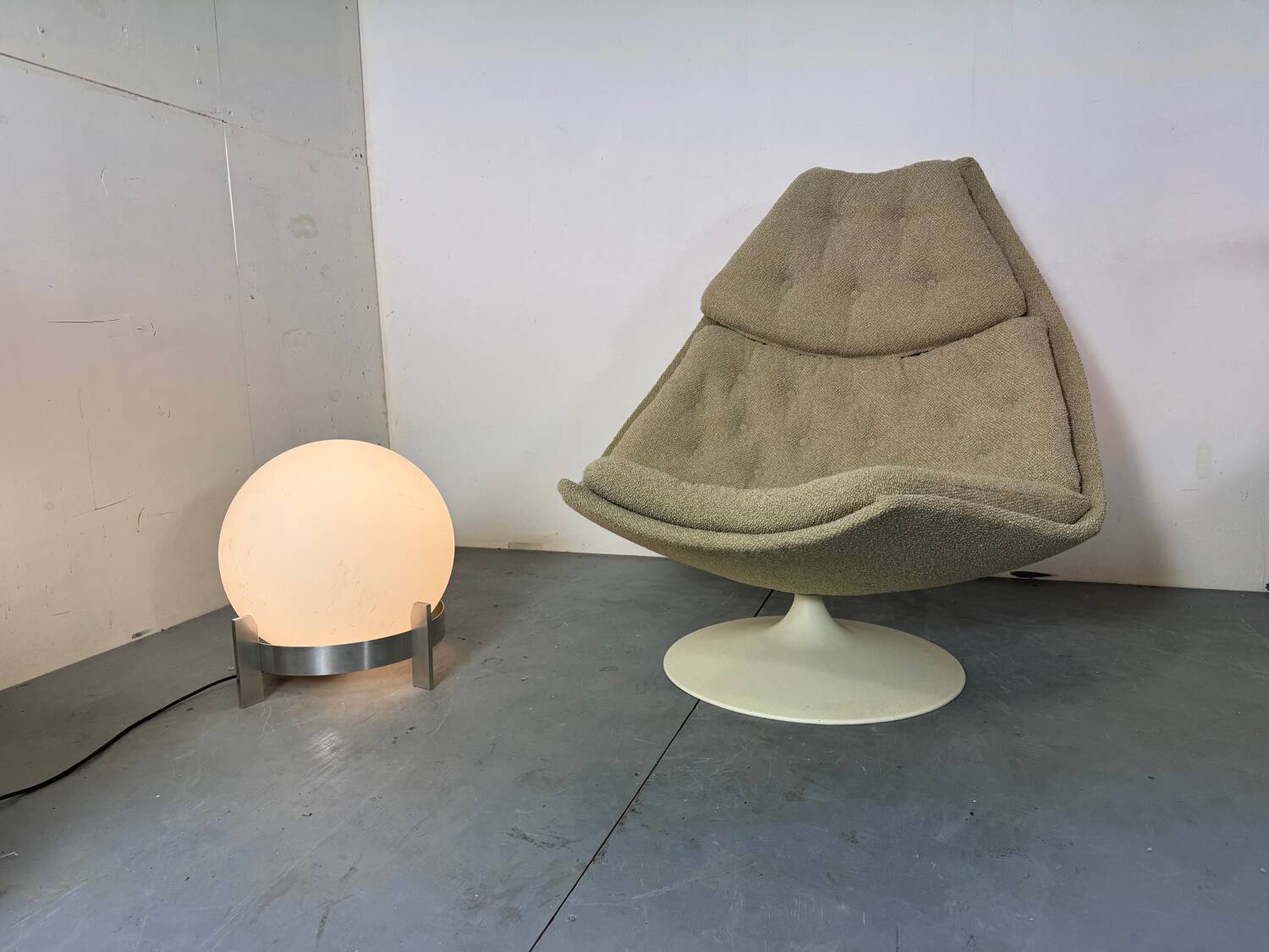 Lampe de table Globe de l'ère spatiale de Peil & Putzler d'Architonic, années 1970, Allemagne