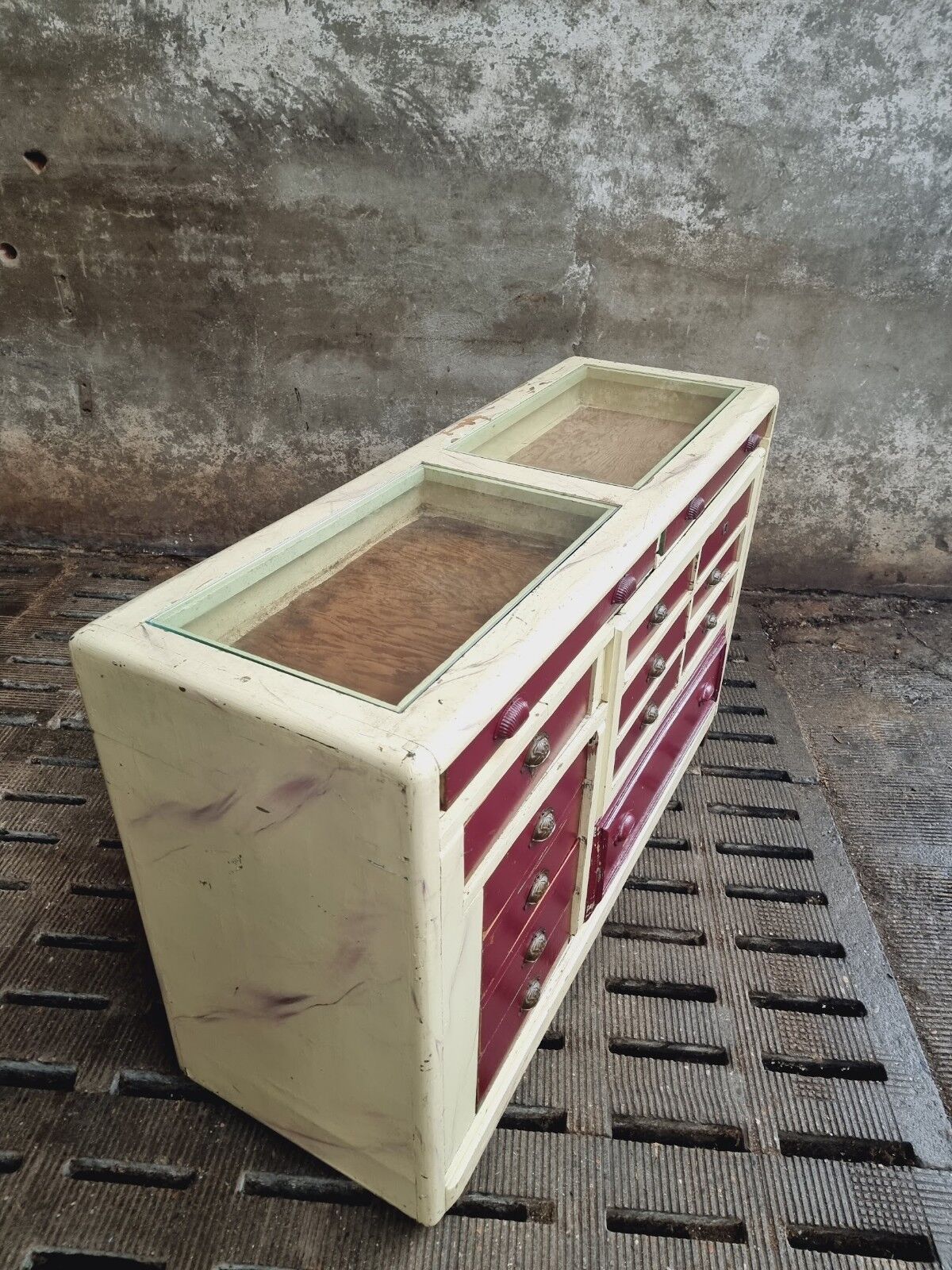 Antique counter drawercabinet