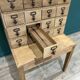 Shannon square table and 24-compartment business unit set