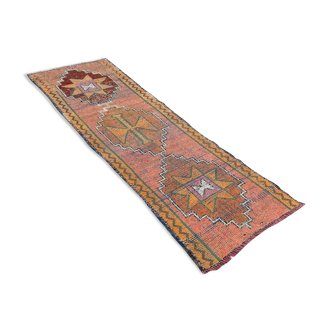 Vintage kurdish herki runner  290 x 95 cm