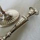 Elegant pair of candlesticks from the prestigious Spanish house Pedro Du.
