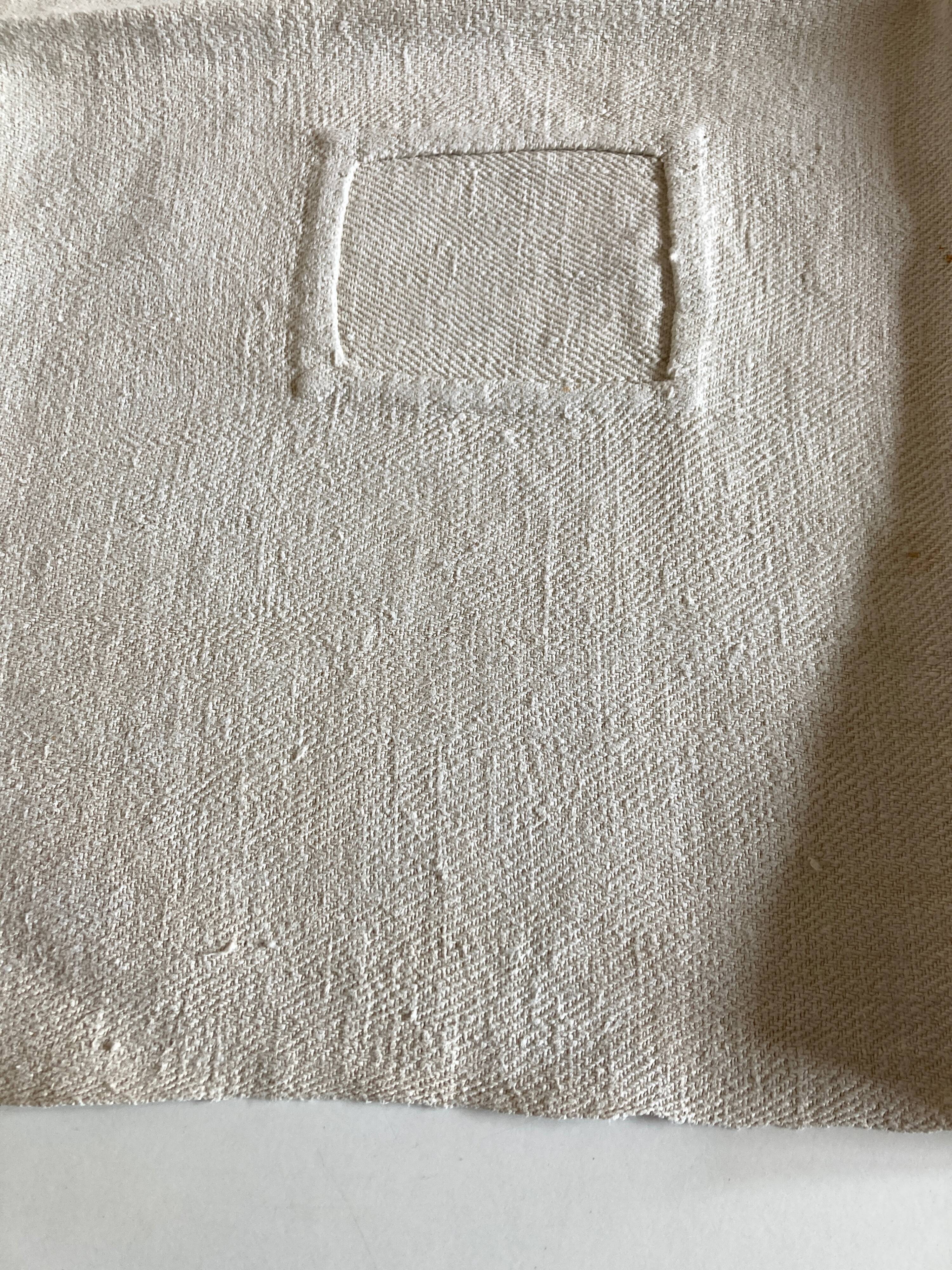 Tablecloth hemp canvas 19th L 140cm