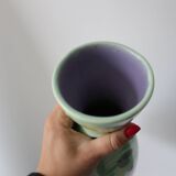 Saint Clement green ceramic vase