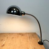 Lampe de table italienne en col de cygne vintage chromée, années 1960