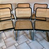 Suite de 6 chaises Marcel Breuer modèle cesca b32