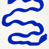 Imprimé giclée des glands bleus 50x70cm