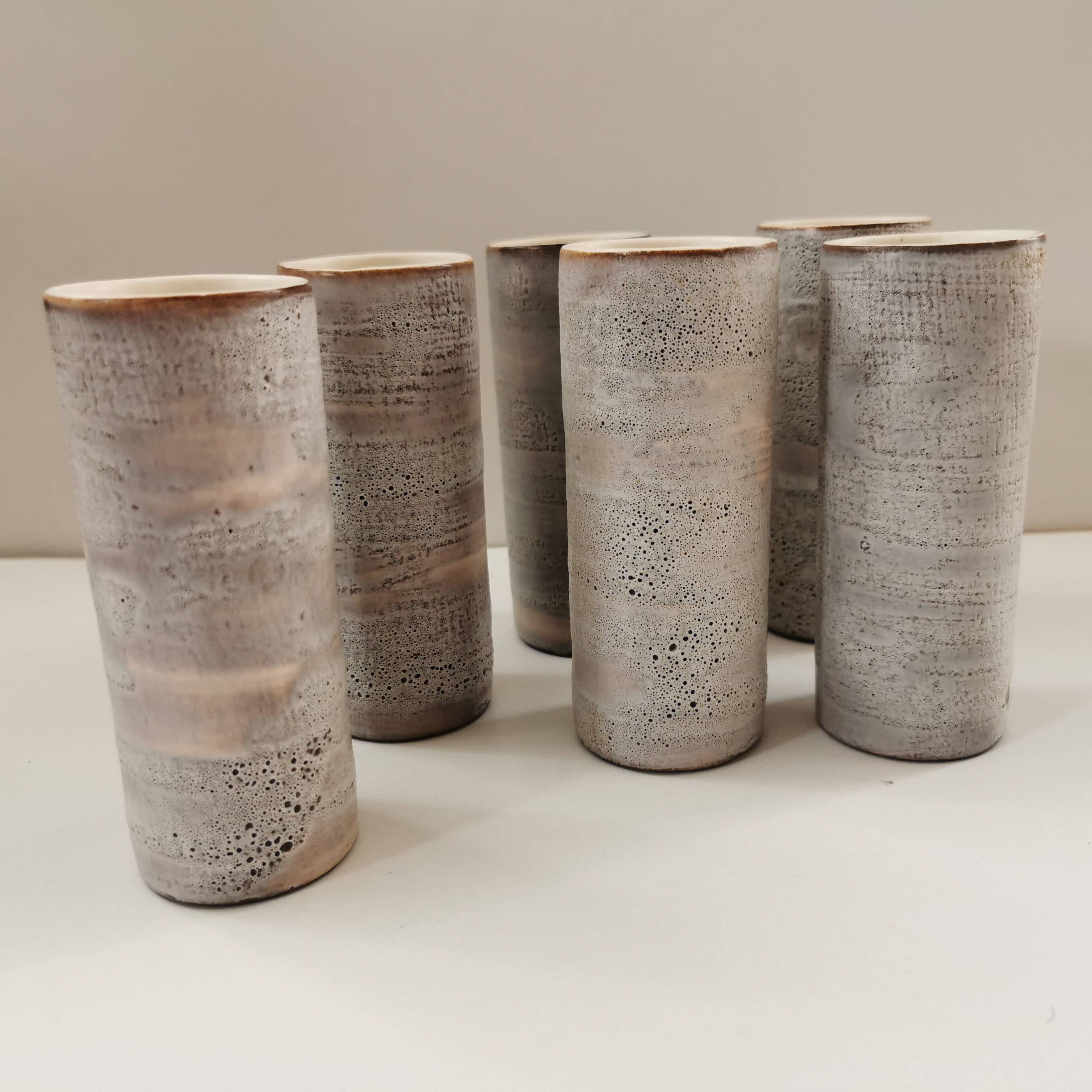 Set of 6 small mazagrans