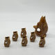 Liquor service Fish / vintage / ceramics / Vallauris style /