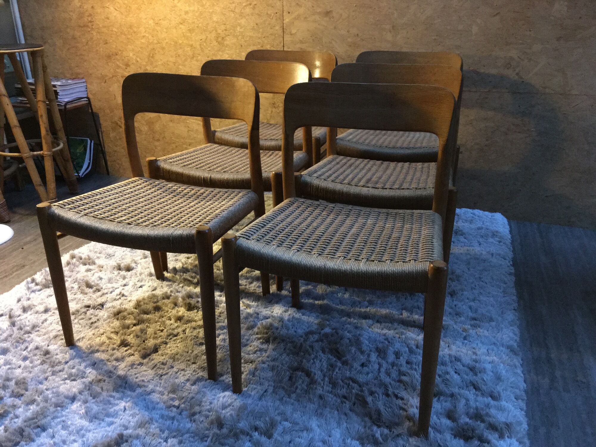 set of six Danish Chair of Niels O MÖLLER