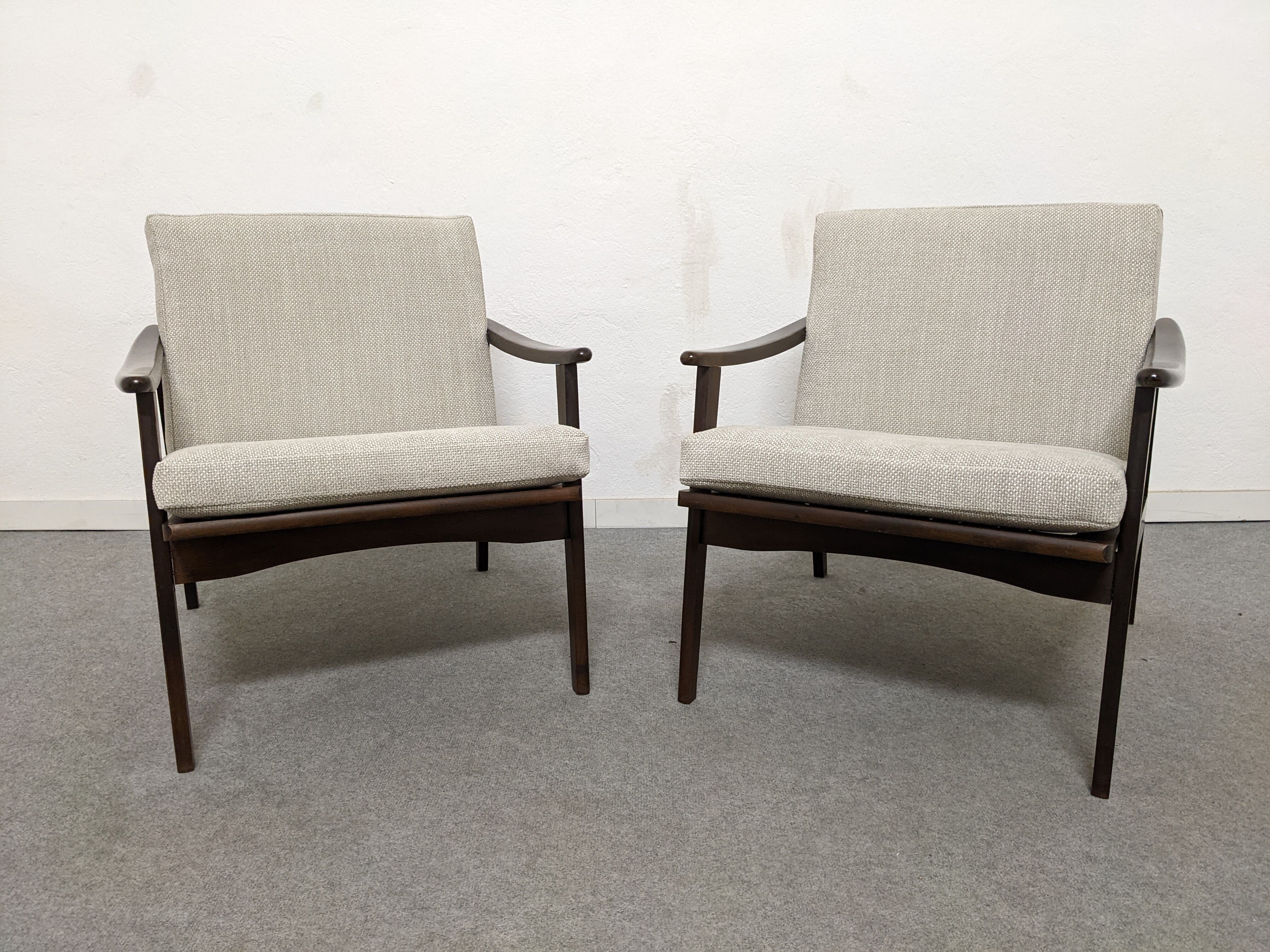 Paire de fauteuils vintage des années 50/60