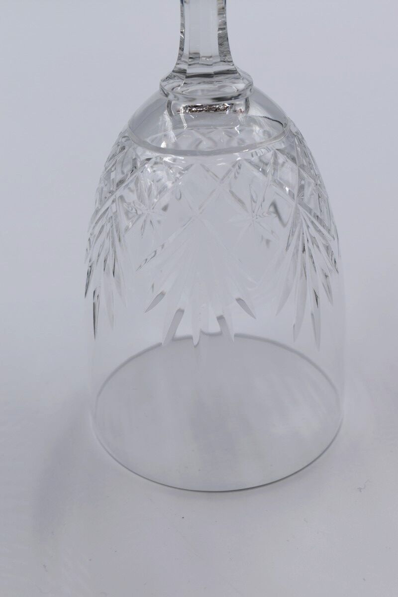 6 Saint Louis crystal water glasses Massenet model