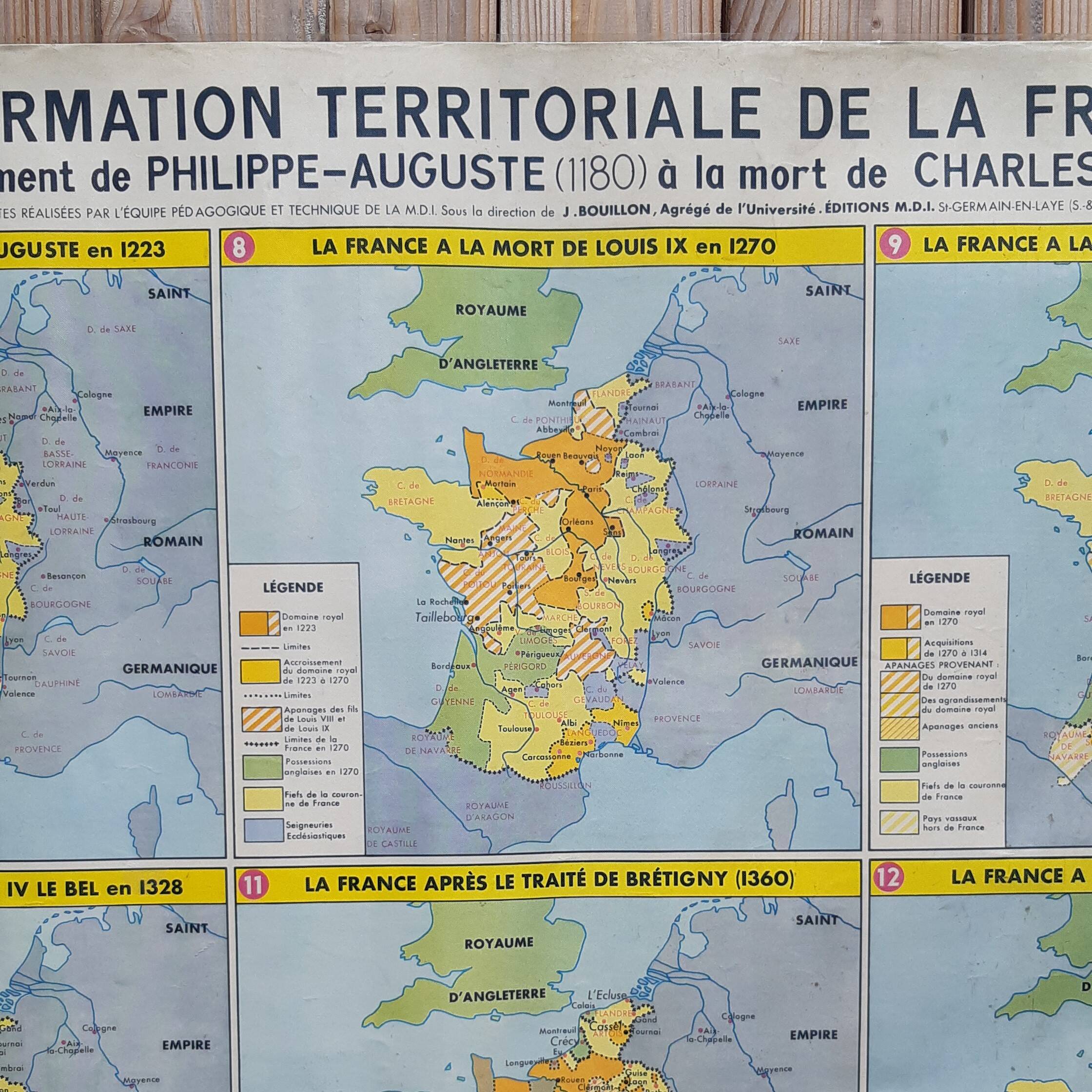 MDI school map "Territorial training in France"
