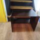 Coffee table / accent piece by Michel Dumas in smoked plexiglass – year