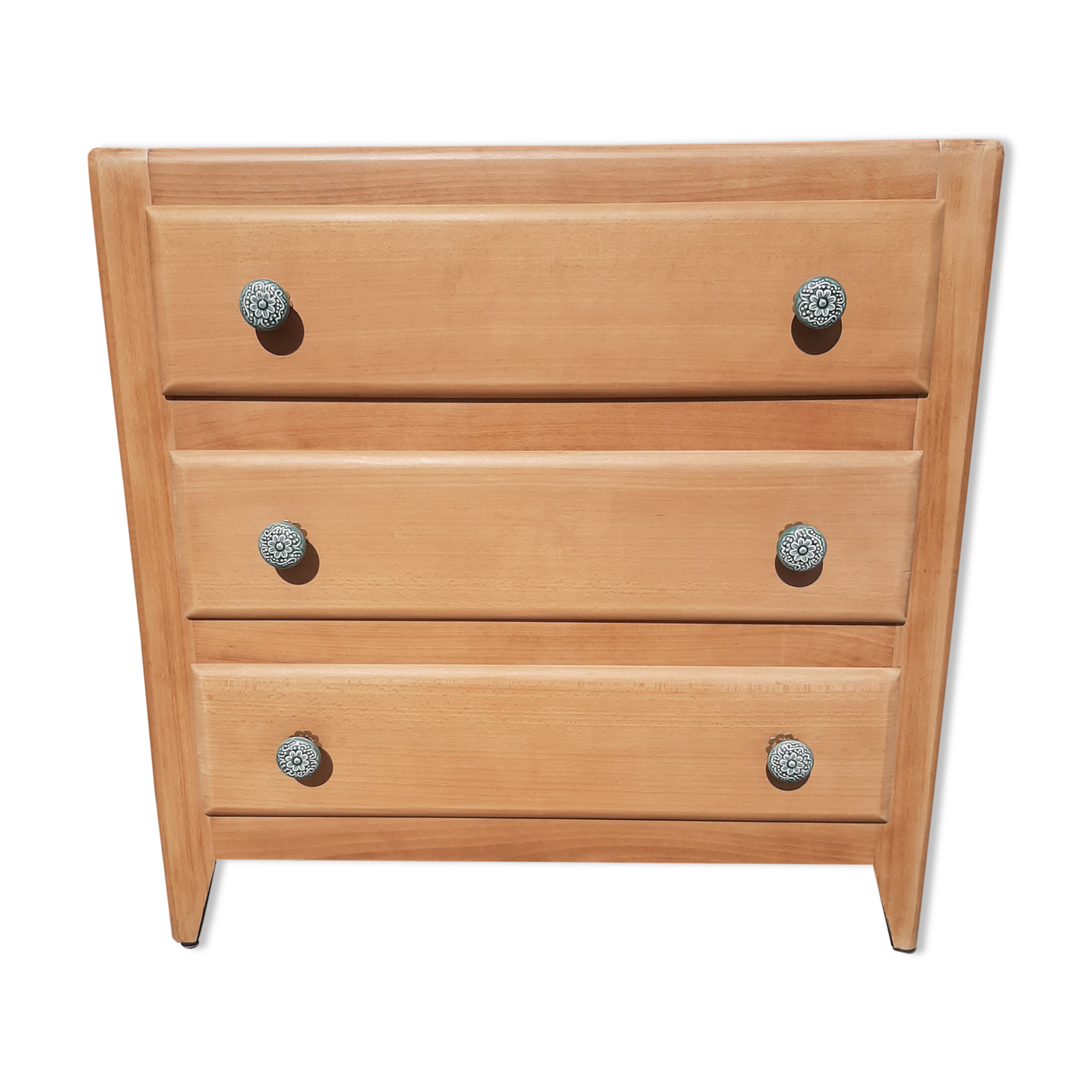 Vintage chest of drawers 3 drawers natural wood