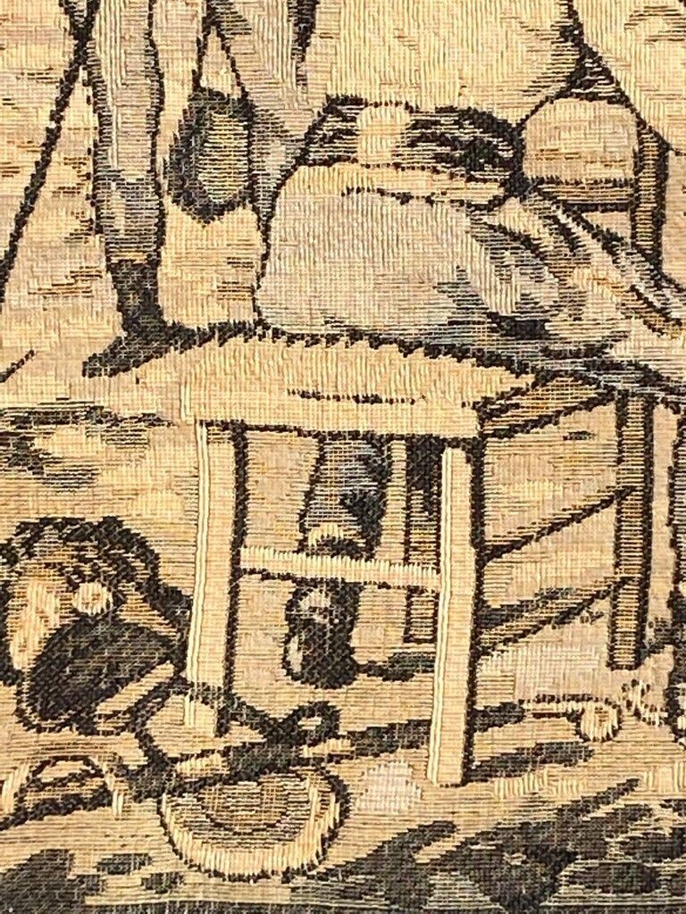 Antique French Jaquar Tapestry