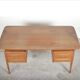 Teak desk by gunner nielsen for tibergaard, 1960