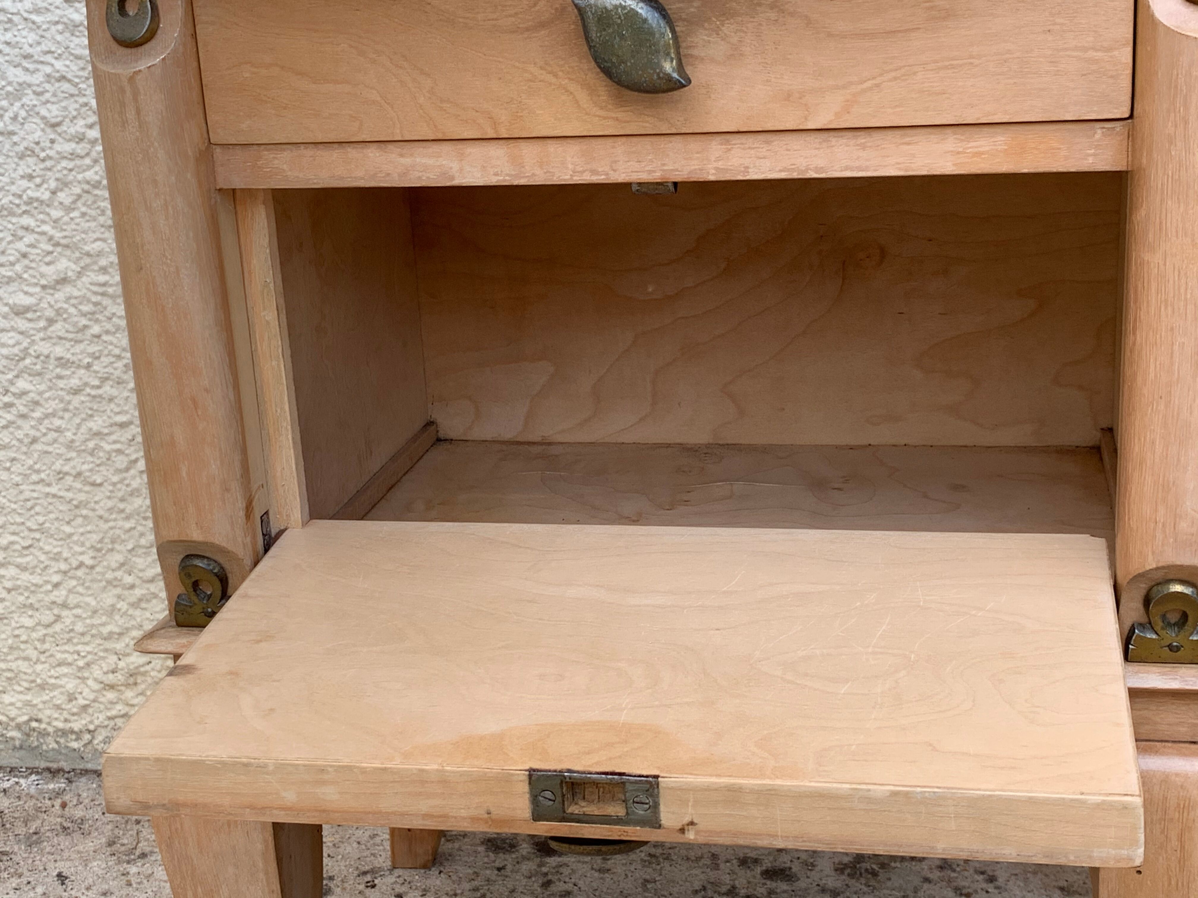 Pair of art deco bedsides