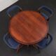 Circular dining table in rosewood, model 'PJ 2-5' by Grete Jalk