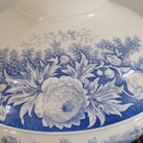 Sarreguemines U & C iron clay soup tureen "Jardinière" model
