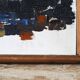 Oil on canvas View of Dijon 1976 Jean-François Devalière