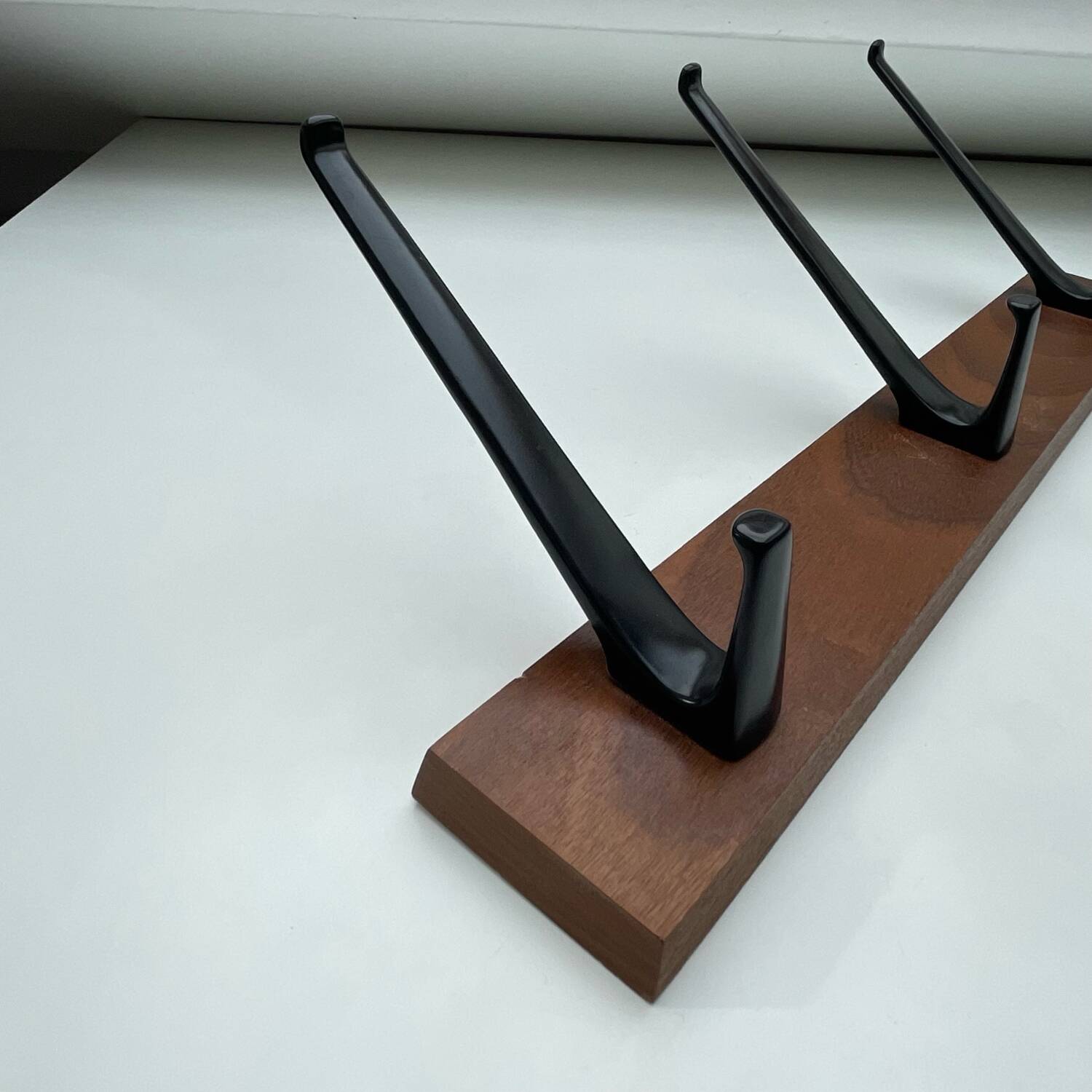 Wooden coat rack