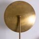 6-light wall sconce in patinated brass, contemporary work