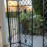 Wrought iron screen