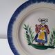 Bretagne Pornic earthenware plate (18.5cm) A1