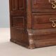 Antique oak commode stained walnut, 30 drawers, 20th century