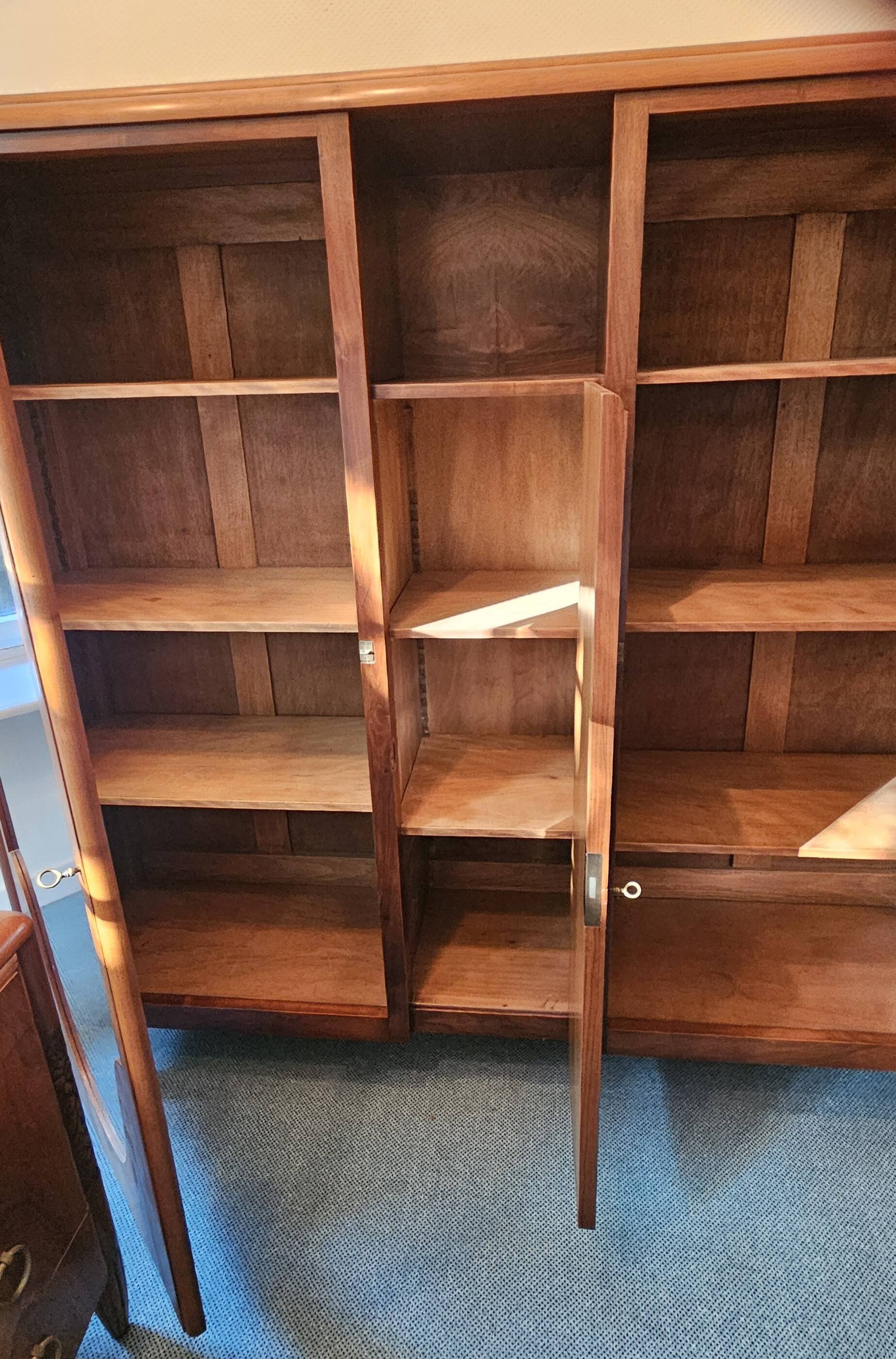 Desk, chair and bookshelf Art Deco period
