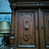 2 body sideboard in solid oak circa 1880