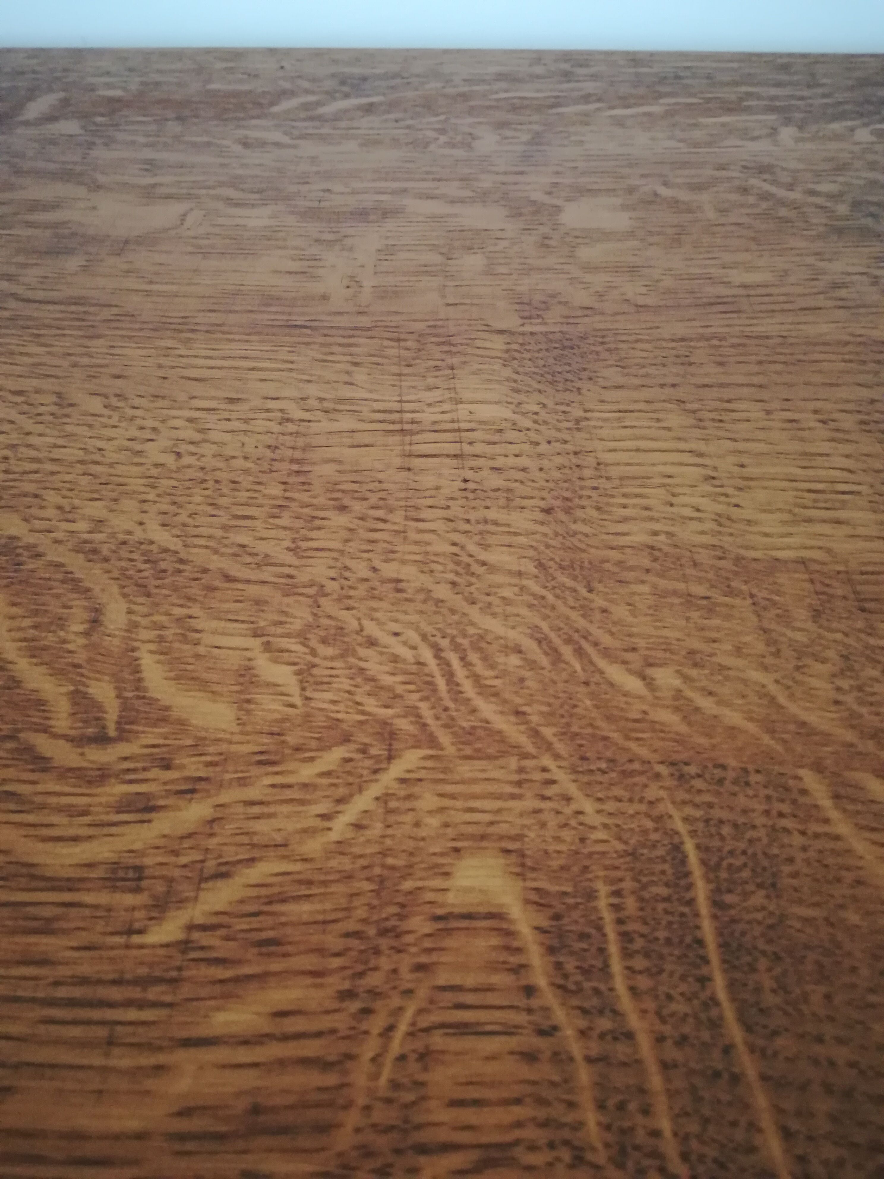 Solid oak side table