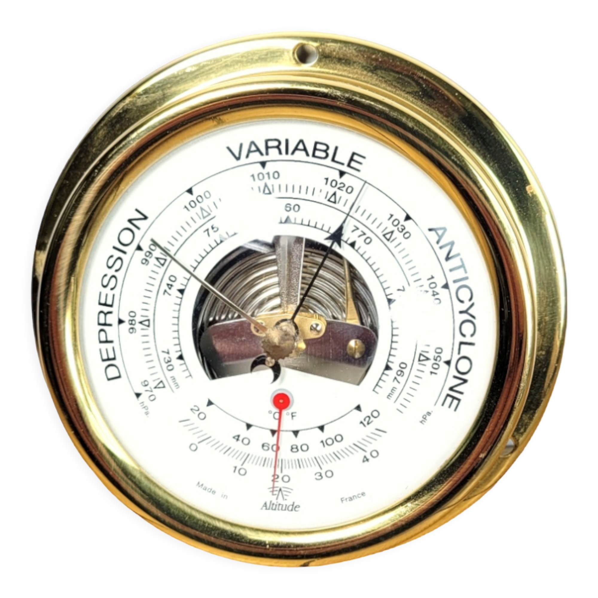 Barometer on-board thermometer Altitude
