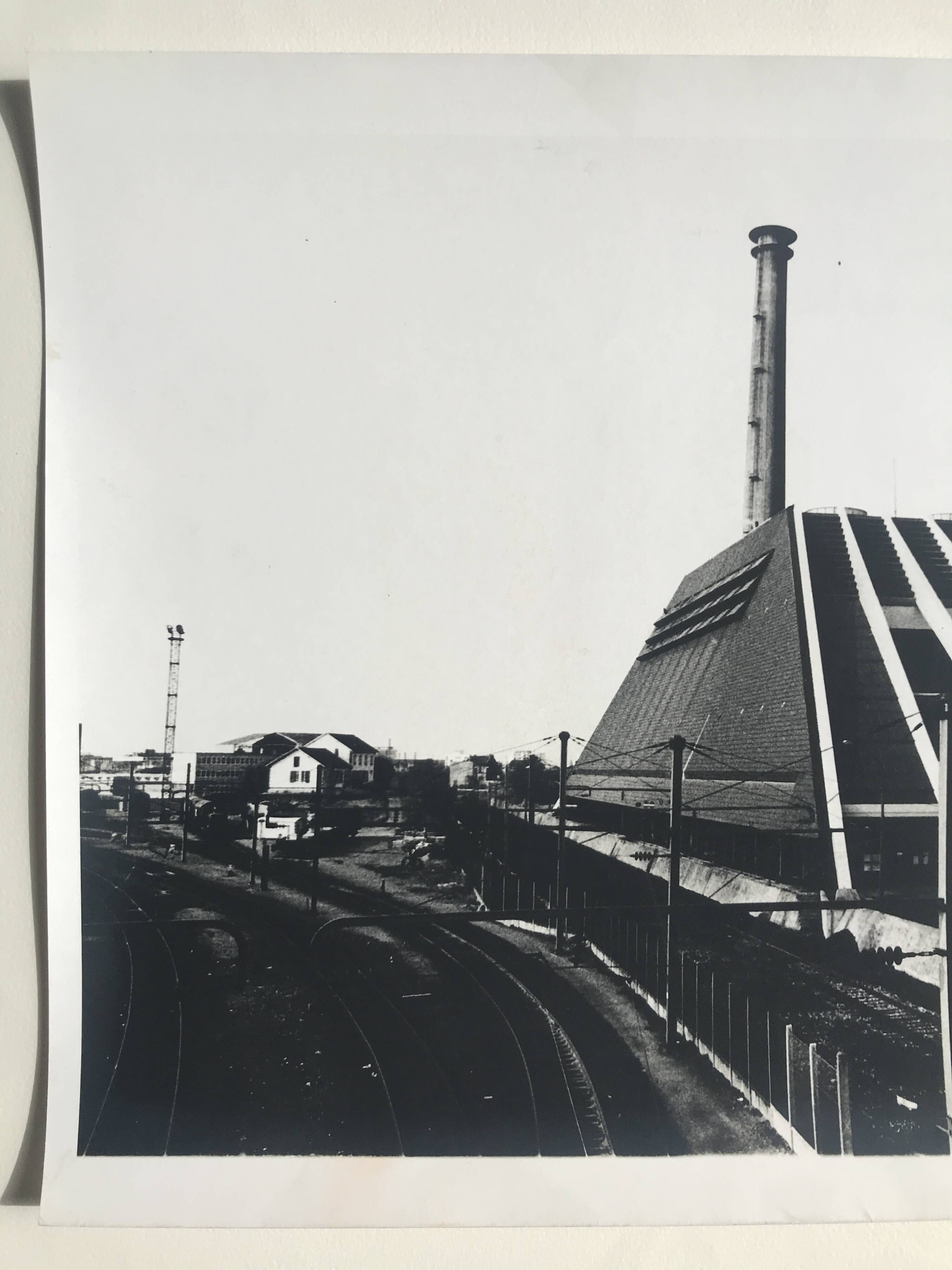Rosine nusimovici, puteaux incineration plant, 1978. black and white silver print