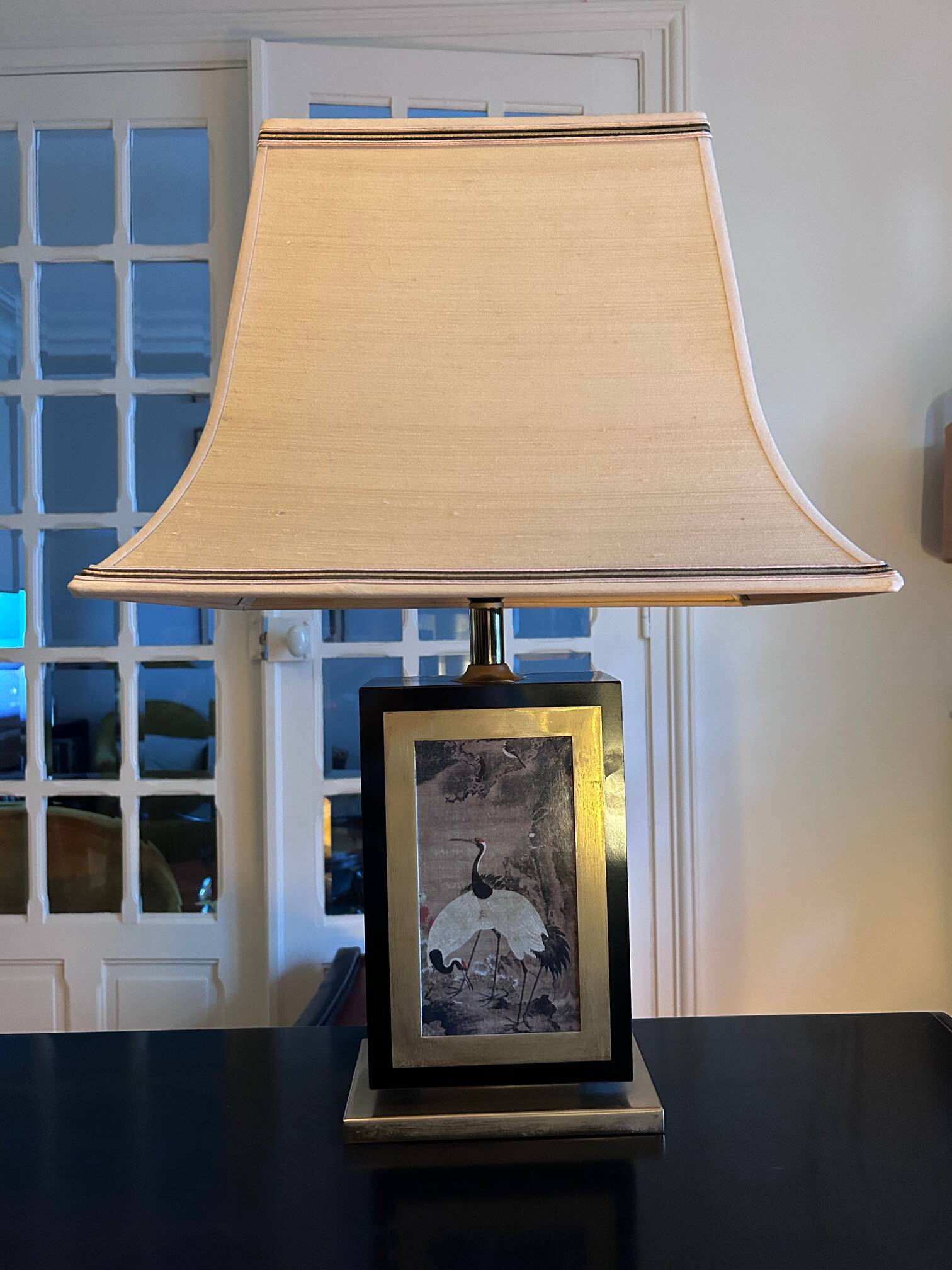 large asian pagoda lamp