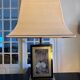 large asian pagoda lamp