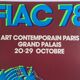 Vintage poster FIAC 78, Grand Palais, 1978. Original poster