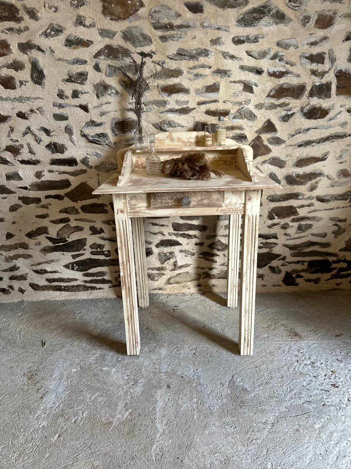 Small vintage patinated piece of furniture