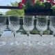 Verres a pieds cristal