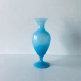 Blue opaline vase