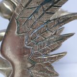 gold-plated chimera sculpture