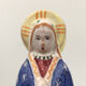 Virgin in polychrome enameled earthenware, 20th century