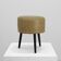 Tabouret vintage français en simili cuir et bois, 1960