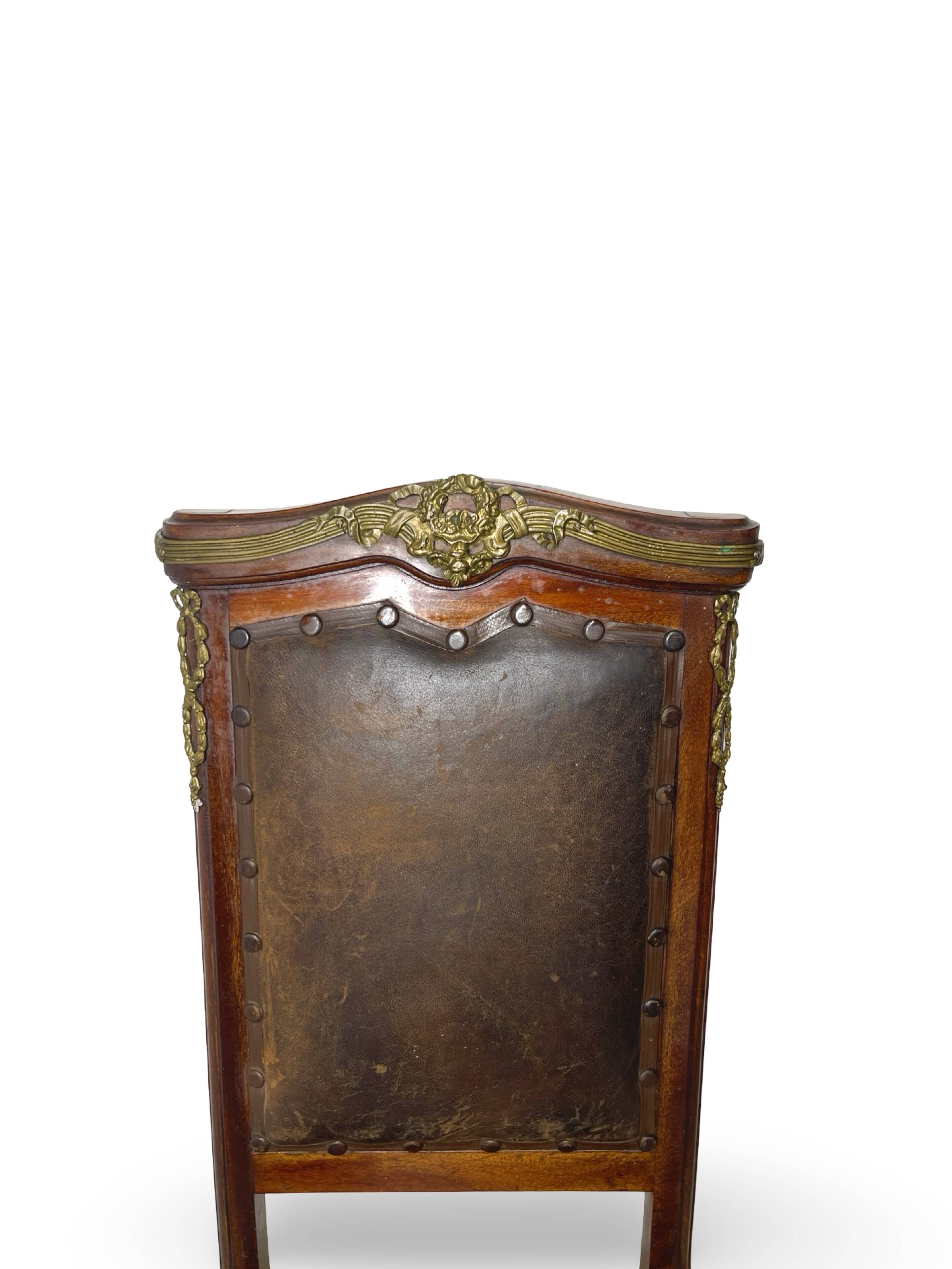 Italian art deco dining chairs 1920s